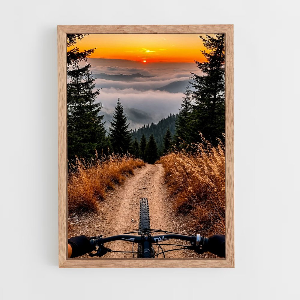 Poster Piste Sauvage – affiche Cyclisme (vue 4)